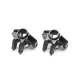 Losi - Aluminum Steering Spindle Set Black: Mini LMT...