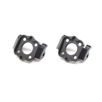 Losi - Aluminum Spindle Carrier Set 0deg Black: Mini LMT (LOS314008)