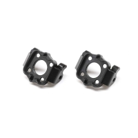 Losi - Aluminum Spindle Carrier Set 5deg Black: Mini LMT (LOS314012)