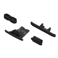 Arrma - Lower Skid And Bumper Set: Black (ARA-1547)