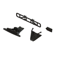 Arrma - Lower Skid And Bumper Mount Set Black (ARA-1577)