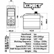 KONECT 32 kg CORELESS HiVOLT Digital servo...