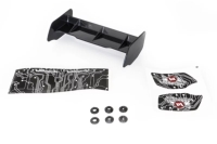 Hobbytech - 1/10 Heckspoiler Offroad inkl. Sticker schwarz (HTR-2010001)
