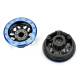 Pro-Line Racing - 1/6 Steelies Stamped Steel 2.9 Dual Offset SCX6 Wheels Blue/Black (PRO283800)