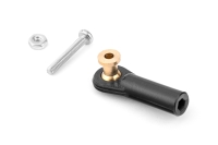 MP JET - 2405 Ball link V1, dia.4mm, M2/1.6 long, Black 6pcs (1MP0023)