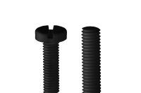 MP JET - 1321 Nylon bolt cheese head slotted M5x30 Black 10 pcs (1MP1321)