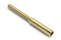 MP JET - 2011 Threaded coupler M2, dia.2mm (outer dia.3, l=22 mm) 10 pcs (1MP2011)