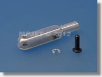 MP JET - 2171 Aluminium Clevis L=40mm, M3, 6pcs (1MP2171)