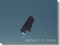 MP JET - 2203 Micro control horn type 2, hole dia.1mm Black 2 pcs (1MP2203)
