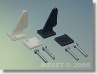 MP JET - Small control horn dia.1.6mm White 2 pcs (1MP2212W)