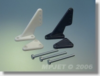 MP JET - 2220 Large control horn, hole 2.5mm dia, black (1MP2220B)