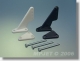 MP JET - 2220 Large control horn dia.2,5mm White 2 pcs...