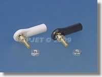 MP JET - 2427 Ball Link V1, dia.5mm, M2/M2,5 Short Black 6pcs (1MP2427)