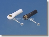 MP JET - 2431 Ball Link V1, dia.5mm, M2,5/2 Short Black 6pcs (1MP2431)