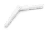 MP JET - 2533 Nylon pin type hinges 3,5x48 mm White 12 pcs (1MP2533W)