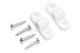 MP JET - 2611 Nylon threaded block M4 White 2 pcs (1MP2611W)