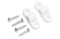 MP JET - 2613 Nylon threaded block M6 White 2 pcs (1MP2613W)