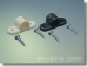 MP JET - 2621 Nylon gear block 3mm 2pcs White (1MP2621W)