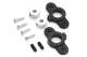 MP JET - 2650 Wheel cover holders dia.3mm Black 2 pcs...
