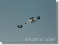 MP JET - 2758 Snap screw-lock pushrod connector dia.1,5mm 2 pcs (1MP2758)