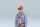 Segler Pilotenpuppe 1:3,5 / 49,5 cm