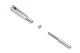 M2 metal clevis with threaded coupler for 1.2 mm pushrods...