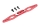 OMP - Servohorn doppelseitig 114mm (4,5") 25 Zähne M3 - rot (OMPPJYB77)