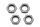 Hobbytech - Wheel Nut Rogue Buggy (x4) (ROG-086)