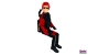 Para-RC - Pilot Noah FREE mit Backpack und APS 360° rot