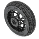 Pro-Line Racing - 1/4 Hot Lap MX S3 Rear Tire MTD Black Supermoto Wheel: Promoto-MX (PRO1024310)