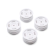 Axial - 1.0 Bronco Heritage Wheels White: SCX24 (AXI-2184)