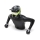 Losi - Rider Figure Upper FXR Yellow: Promoto-SM (LOS-2284)