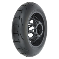 Pro-Line Racing - 1/4 Supermoto 2.0 S3 Rear Tire MTD Black Supermoto Wheel: MX/SM (PRO1024510)