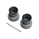 Losi - MT Wheel Black Beadlock Light Grey (2): Mini LMT...