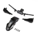 Losi - Fender Handguards & Handle Bars Black:...