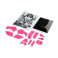 Losi - Plastics with Wraps Pink: PM-MX/SM (LOS-2302)