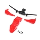 Losi - Fender Handguards & Handle Bars Red: PM-SM...