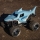 Losi - 1/18 Mini LMT Megalodon 2S 4X4 RTR Brushed Monster Truck (Battery & Charger Included) Blue (LOS01026T3)