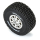 Pro-Line Racing - 1/16 Mirage TT F/R Tires MTD 12mm Silver Impulse (4): Mojave Grom (PRO1025310)