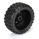 Pro-Line Racing - 1/10 Aztek M2 F/R 2.2/3.0 SC MTD 12mm &amp; 14mm Black Raid Wheels (2) (PRO1026210)