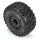 Pro-Line Racing - 1/10 Aztek M2 F/R 2.2/3.0 SC MTD 12mm & 14mm Black Raid Wheels (2) (PRO1026210)