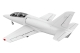 L-39 Aero Skyfox semiscale Trainer Jet weiss - 1088mm