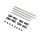 Axial - Rear Upper/Lower 4WS Links Set Titanium: AXP8 (AXI-2207)