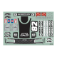 Pro-Line Racing - 1/16 Pre-Cut 2019 Chevy Silverado Trophy Truck Clear Body: GROM (PRO367517)