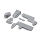 Losi - Body Panel Set Silver: 22S Sprint (LOS-1889)