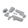 Losi - Body Panel Set Silver: 22S Sprint (LOS-1889)