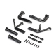 Losi - Header Set Matte Black: 22S Sprint (LOS-1897)