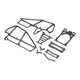 Losi - Cage Set Black: 22S Sprint (LOS-2424)