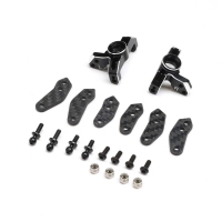Team Losi Racing - Spindle Set Aluminum Black: 22S Sprint (TLR-1062)