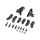 Team Losi Racing - Spindle Set Aluminum Black: 22S Sprint (TLR-1062)